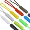 10pcs Zippers Pull Puller End Fit Rope Tag Replacement Clip Broken Buckle Fixer Suitcase Tent Backpack Zipper Cord