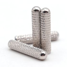 Weiou Manufacturer Shoe Accessories Metal Aglets Round Head Reticulated Metal Head For Shoes