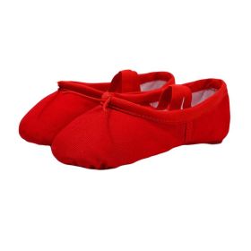 Canvas Girls Red Ballet Shoes Ballet Flat Shoes Ballet Dance Shoes Classic Balle