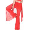 Red Belly Dance Tribal Pants Belly dance costume