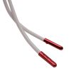 Weiou Shoe Accessories Factory Support Customized Metal Shoe Decoration 16mm*4mm Red Color Open Bullet Metal Head Aglets