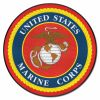 Marines Round Rug 44" diameter