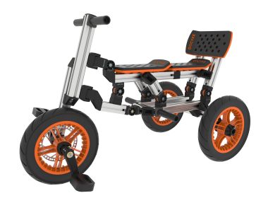 KidRock Buildable Kit 20 in 1 Kids Go Kart Set, Suitable for 1 to 8 Years Old, Two Wheel Bike, Three Wheel Bike, Go Kart, Sit/Stand Scooter, etc. Chri