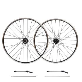 Double Wall Alloy Wheelset 32H Disc Brake MTB Wheelset, Quick Release Front Rear Wheels