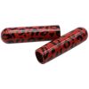 Weiou Manufacturer Fashion Shoe Accessories High Quality Black And Red Round Head Pattern Metal Head Aglets