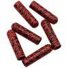 Weiou Manufacturer Fashion Shoe Accessories High Quality Black And Red Round Head Pattern Metal Head Aglets