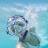 Smiling Shark Panoramic Wide View; Anti-Fog Scuba Diving Mask; Professional Snorkeling Gear