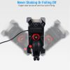 Handlebar Mirror Mobile Phone Holder Bicycle Bike Motorcycle Bracket Mount for 4in-6.5in Screen USB Rechargeable