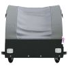 Bike Trailer Black and Gray 99.2 lb Iron