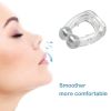 2 pcs Magnetic Anti Snoring Nose Clip; Easy Breathe; Improve Sleep Quality; Night Device With Case