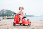 6V LICENSED Vespa Scooter Motorcycle with Side Car for kids, Red