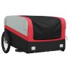 Bike Trailer Black and Red 99.2 lb Iron