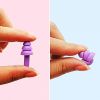 5pairs Solid Color Silicone Noise-cancelling Swimming Earplugs