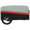 Bike Trailer Black and Red 99.2 lb Iron