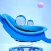 1pc Children's Silicone Small Frame Swim Goggles; Adjustable Waterproof Anti-fog Goggles For Swimming; Diving