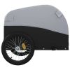 Bike Trailer Black and Gray 99.2 lb Iron