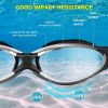 Wide View Swim Goggles; Anti Fog Clear No Leaking UV Protection Swimming Goggles For Women Men Adult