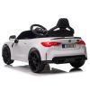 BMW M4 12v Kids ride on toy car 2.4G W/Parents Remote Control,Three speed adjustable,Power display, USB,MP3 ,Bluetooth,LED light,story,A handle with w