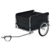 Bike Trailer Black and Yellow 143.3 lb