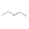 Weiou Manufacture converse Shoe Accessories White And Black Speckled Metal Head Aglets For Shoes