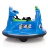 12V Snail-Shaped Kids Electric Bumper Car with Remote Control, Ride On Car with LED Lights, Music, 360 Degree Rotate, Toddler Race Toys, 3-8 Years Old