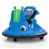 12V Snail-Shaped Kids Electric Bumper Car with Remote Control, Ride On Car with LED Lights, Music, 360 Degree Rotate, Toddler Race Toys, 3-8 Years Old