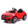 6V Licensed Mercedes Benz AMG Electric Vehicle, Kid Ride on Car with Parental Remote Control ,MP3 Player Headlights Opening Doors for Children 3-8, Re