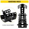 VEVOR Motorcycle Front Tire Chock, 3000 lbs Heavy Duty Wheel Stand, Black Upright Motorbike Front Chock for 14"-22" Wheels, High-Grade Steel Trailer S