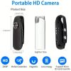 Small Body Cameras; 1080P Full HD Mini Camera Body Wear Camera; Bike Cameras Cycling Video Recorder; Portable Pocket Body Cams With Back Clip; Video &