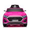 12V Kids Ride On Electric Car w/Parents Remote Control,Licensed Audi SQ8 for Kids,Dual Drive,Suspension,Hanging start,Three speed adjustable Music,Vol