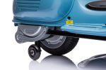 12V LICENSED Vespa Scooter Motorcycle with Side Car for kids, Blue