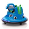 12V Snail-Shaped Kids Electric Bumper Car with Remote Control, Ride On Car with LED Lights, Music, 360 Degree Rotate, Toddler Race Toys, 3-8 Years Old