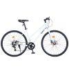 7 Speed Hybrid bike Disc Brake 700C Road Bike For men women's City Bicycle