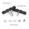 5 Pairs V Bike Brake Pads Road Mountain Bicycle V-Brake Blocks Set 70mm Non-Slip V Bicycle Stop Caliper