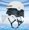 Light weight electric motorcycle helmet. (Electric vehicle occupant helmet)