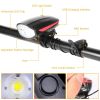 10000lm Bike Headlight USB Rechargeable LED Bicycle Front Light Rear Tail Light