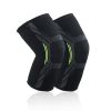 Single Knitted Nylon Sports Knee Pad Riding Protective Gear Running Basketball Skipping Rope Warm Knee Pad Foot Cold-Proof Black