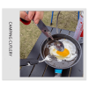 2Pcs Camping Utensils Cutlery Set Travel Utensil Foldable Silverware Knife Fork Spoon Bottle Opener Flatware Tableware