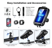 Bicycle phone stand, motorcycle phone stand, bag with visor and touch screen, bracket 360 degree rotation universal phone holder suitable for 4.0-6.7