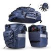 Bike Bag Bike Pannier Bag Set, for Bicycle Cargo Rack Saddle Bag Shoulder Bag Laptop Pannier Rack Bicycle Bag Professional Cycling Accessories Luggage