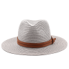 54-58-60CM Womens Summer Panama Hats Wide Brim Straw Sun Hat Beach Hat For Men Fashion UPF UV Protection Fedoras Cap For Travel