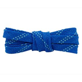 Weiou Hot Sale Top10 Drop-Shipping Custom Design Double Twill Polyester Shoelaces For Shoes (Color: #103	Blue-turquoise, Length: 80CM)