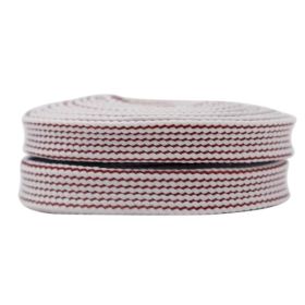 Weiou Manufacturer Hot Sale Special Design No Easy to Fade Various Style Flat Polyester Two-Color Shoelaces For Shoes (Color: #5801	White-Red, Length: 80CM)