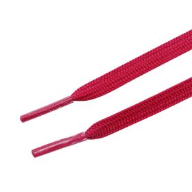 Weiou Manufacturer 120CM Length High Quality Polyester Flat Solid Color Shoelaces For  Shoes (Color: #7301 dark plum red, Length: 120CM)