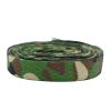 Weiou manufacturer Special Design 0.7CM Width Camouflage Army Green heat transfer printing Polyester shoelaces