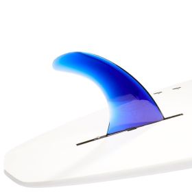 DORSAL Signature Surf SUP Single Center Fin Longboard Surfboard Fins - Blue (size: 8 Inch)