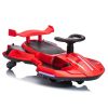 12V Kids Ride On Electric Toy,360 Degree Drift in place,Spray function,Front&Side Lights design,USB/MP3,Bluetooth,Music, 3.73-4.35 MPH,Easy installati