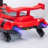 12V Kids Ride On Electric Toy,360 Degree Drift in place,Spray function,Front&Side Lights design,USB/MP3,Bluetooth,Music, 3.73-4.35 MPH,Easy installati