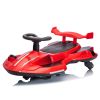 12V Kids Ride On Electric Toy,360 Degree Drift in place,Spray function,Front&Side Lights design,USB/MP3,Bluetooth,Music, 3.73-4.35 MPH,Easy installati