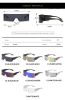 Fashion Rimless Women Sport Sunglasses Men Dazzling Reflective Wrap Shape Outdoor Lens UV400 Eyewear Glasses Bicycle Goggles